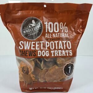 Wholesome Pride 32oz Sweet Potato Chews Dog Treats Natural Single Ingredient